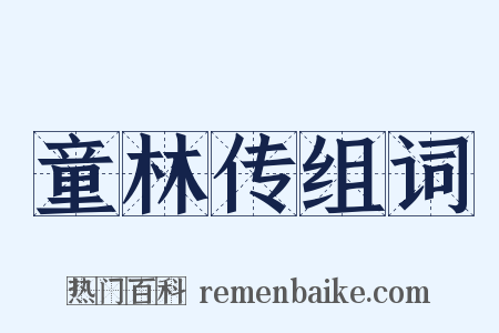 童林传组词是什么意思的图片